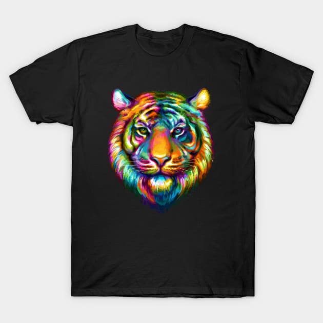 Tiger T-Shirt by stonemask